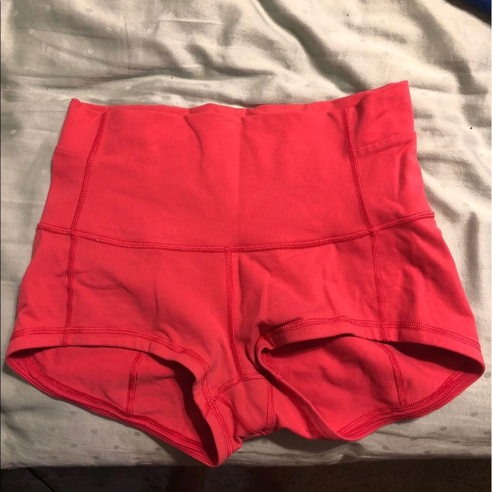 Lululemon high rise booty shorts